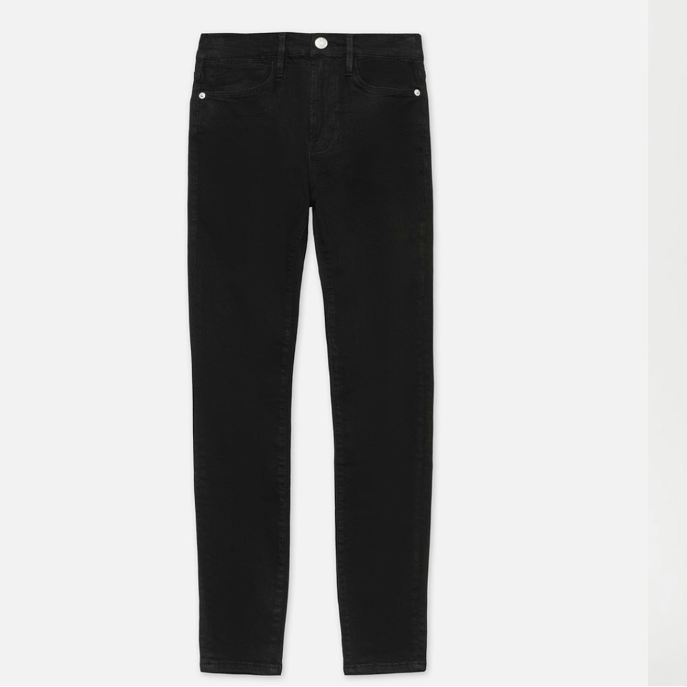 Frame denim gray (faded black) le high skinny jeans 29